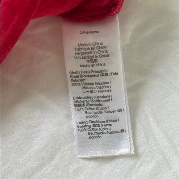 Red Square Neck Ruffled Sundress - Picture 2 of 3